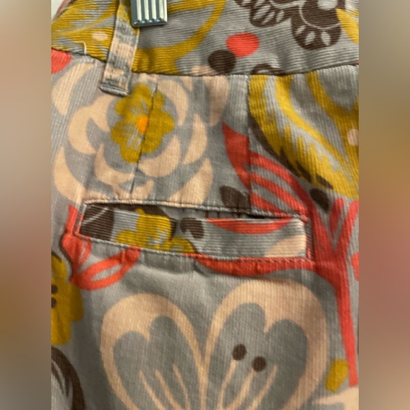 Boden Corduroy Floral Pattern Lined Skirt Size 4R - Picture 9 of 14